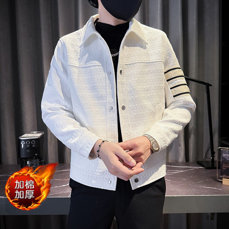 312A-J533-8P130控175秋季新款社会小伙夹克外套男潮流上衣B,男装夹克,星座312A