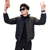 312A-M10-P138控178冬季男士潮牌棉衣外套韩版潮流夹克棉袄C，男装夹克，星座312A