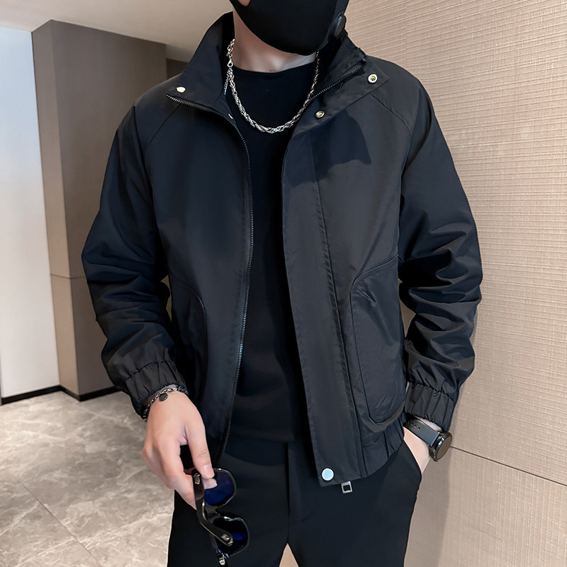 312A-2818-P100控138秋季新款社会小伙夹克外套男潮流韩版上衣A,男装夹克,星座312A