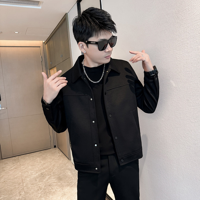 312A-2822-P120控165秋季新款社会小伙夹克外套男潮流韩版上衣A,男装夹克,星座312A