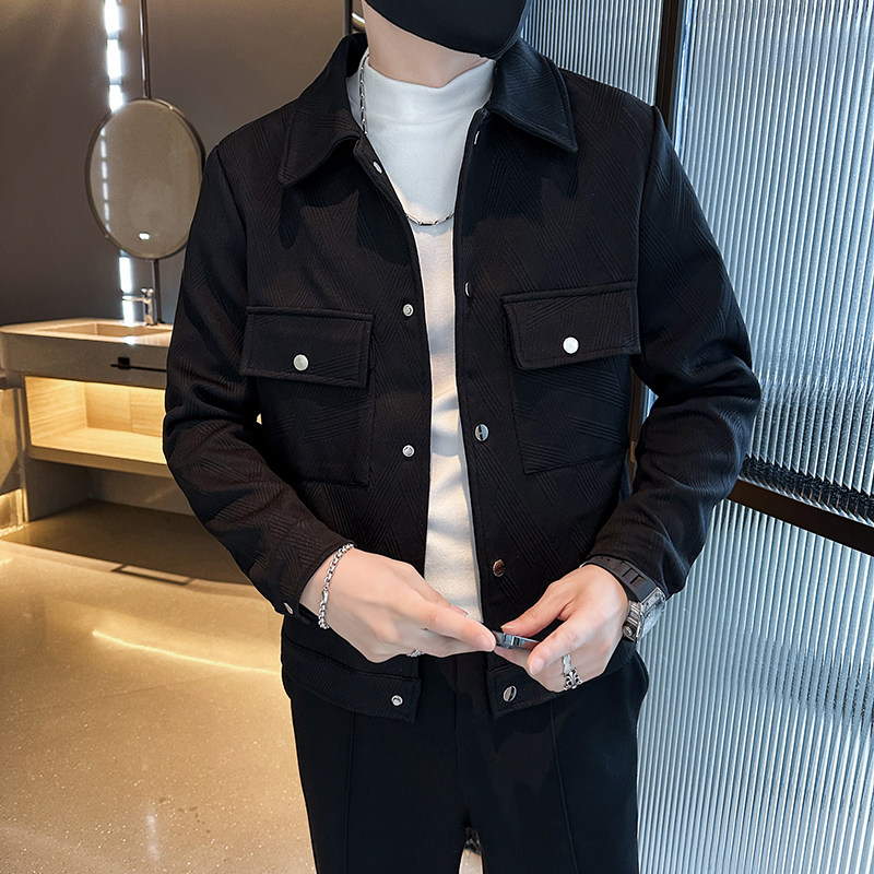 312A-2378-P120控165秋季新款社会小伙夹克外套男潮流韩版上衣B,男装夹克,星座312A