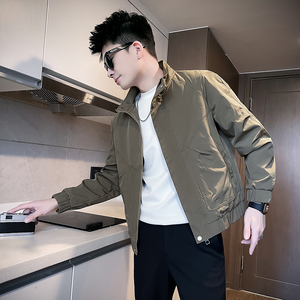 312A-2813-P98控138春季新款社会小伙夹克外套男潮流韩版上衣B