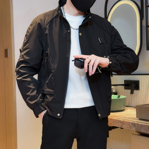 312A-J511-P98 控138 新款社会小伙夹克外套男潮流韩版上衣Q图片