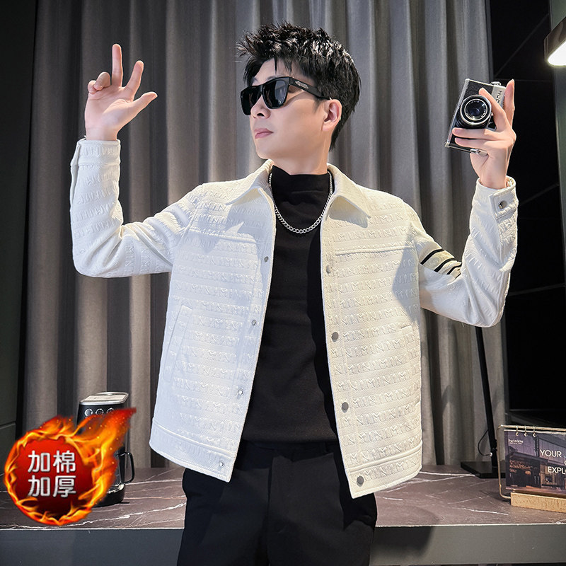312A-J533-8P130控175秋季新款社会小伙夹克外套男潮流上衣A,男装夹克,星座312A
