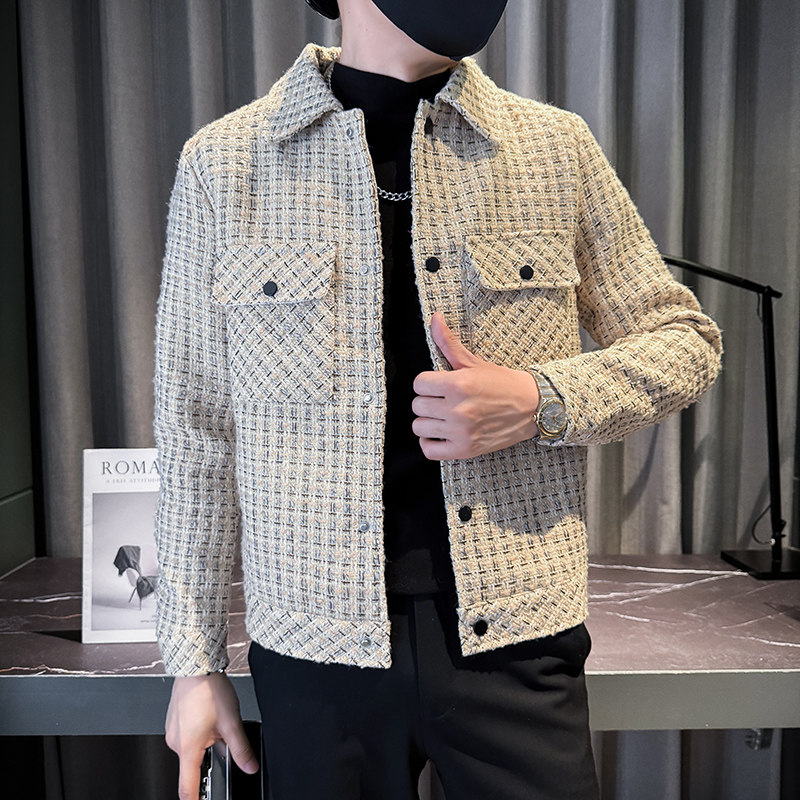 312A-J531-P135控175秋季新款社会小伙夹克外套男潮流韩版上衣A,男装夹克,星座312A