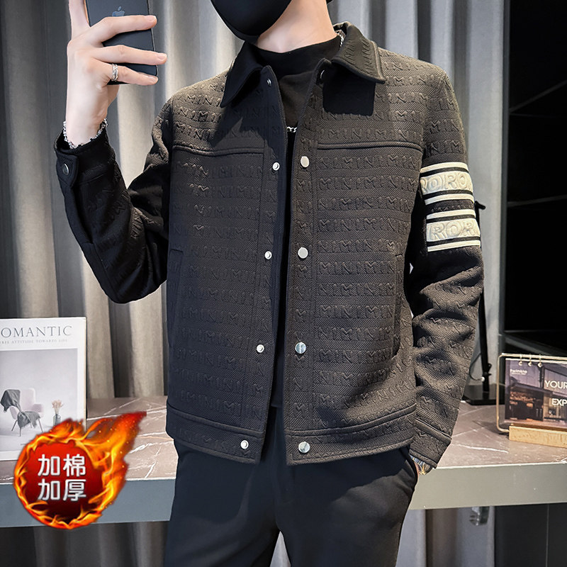 312A-J533-8P130控175秋季新款社会小伙夹克外套男潮流上衣A,男装夹克,星座312A