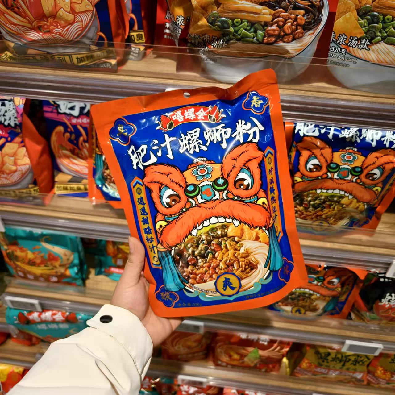 胖东来螺蛳粉 嘻螺会肥汁螺蛳粉330g新乡胖东来超市正品代购买