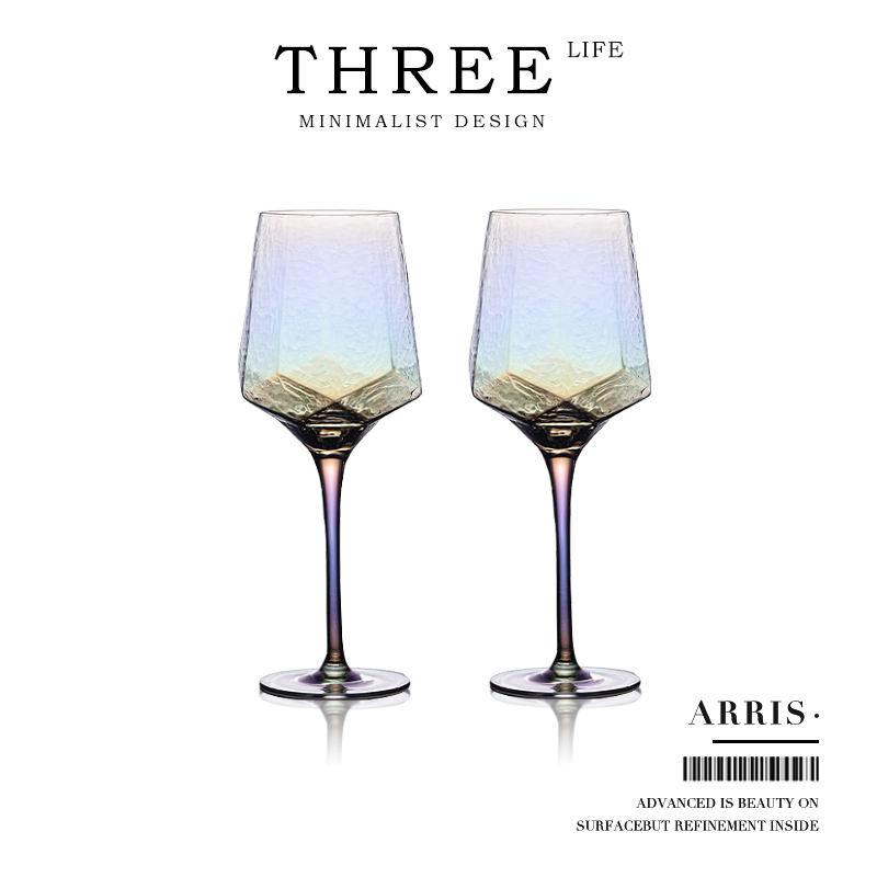 Tlife·Arris· 酒具欧式玻璃高脚杯红酒杯鸡尾酒杯香槟杯 | 冰棱