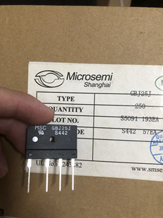 全新进口原装 MSC GBJ25J GBJ2510 25A 1000V 电磁炉整流桥 扁桥