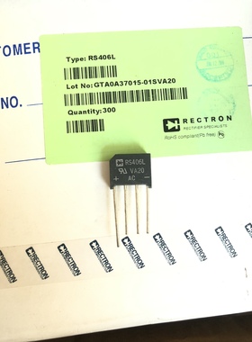 进口RS406L 单项整流桥 4A
