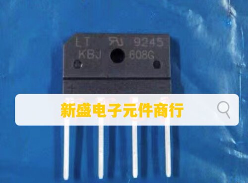 全新原装 KBJ608G KBJ606 KBJ605整流桥 6A 800V 扁桥 桥堆