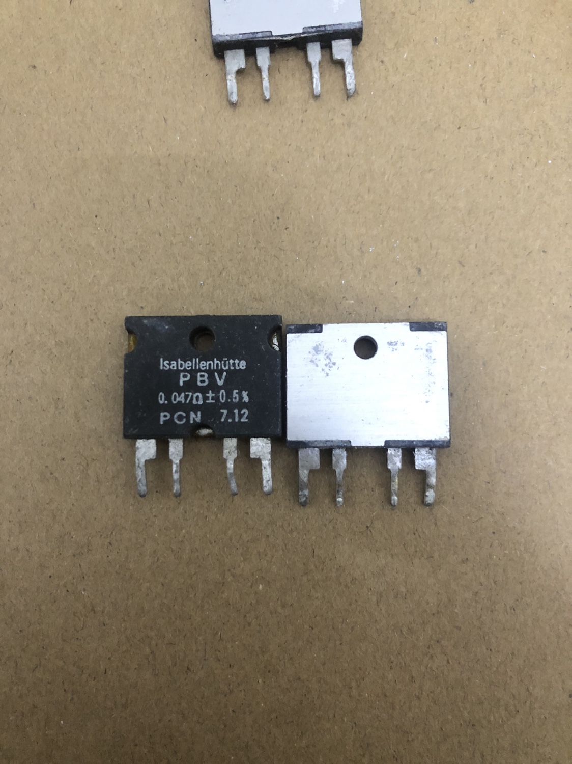 PBV-0.047R-0.5% 47毫欧 PBV四线精密检流电阻0.047欧 PBVR0.047