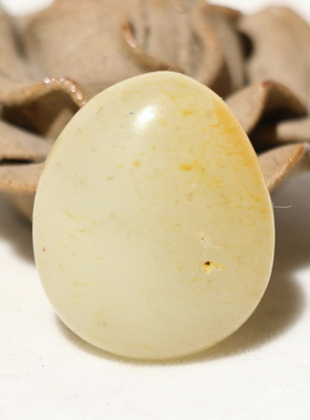 油润16.21克黄皮白玉挂件吊坠把件手玩件新疆和田玉籽料原石原料