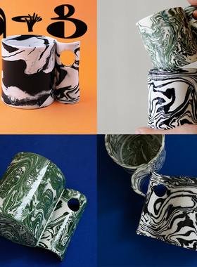 telos|手工限定rolling复古胶胎中古感 咖啡杯马克杯水杯礼物