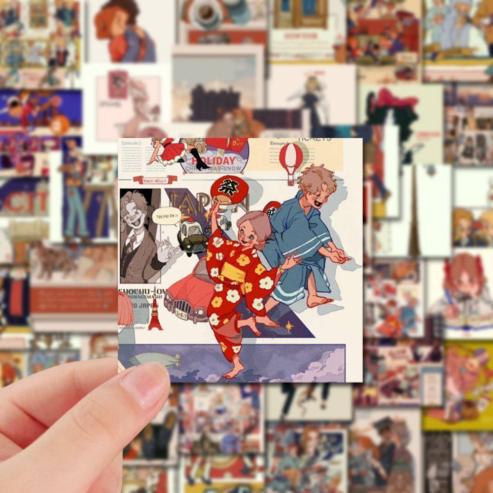 128张美式杂志复古贴纸笔记本电脑装饰手机手账相册素材防水贴画,文具电教/文化用品/商务用品,贴纸/立体贴纸,淘宝优惠券,粉丝福利购,淘宝优惠卷