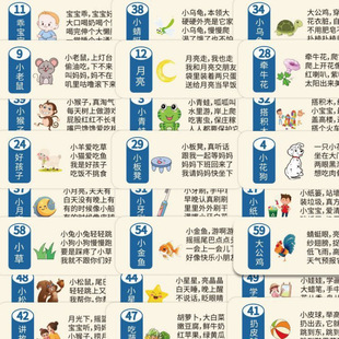 顺口溜贴纸120张儿童早教成长手册手机电脑手帐行李箱DIY装饰防水