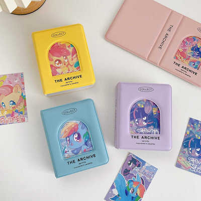 ins卡册一宫格相册小马宝莉小卡收纳可爱高颜值迷你3寸追星收集册