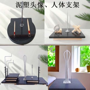 陶艺泥塑转盘支架 重型稳固底座 雕塑创作台 可拆卸便携款手工diy