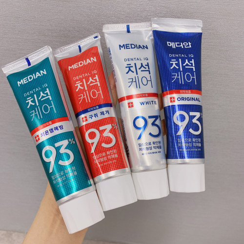 韩国牙膏新版麦迪安爱茉莉洁白
