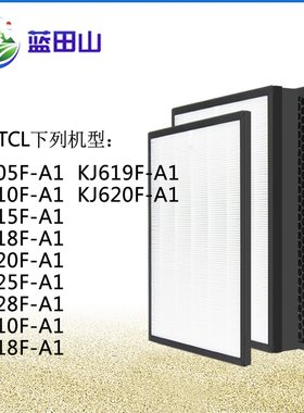 适配TCL空气净化器过滤网TKJ510F/515F/518F/520/525/528F-A1滤芯