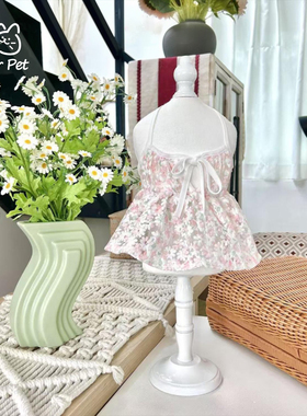 宠物衣服狗狗公主风裙子夏季薄款猫咪衣服小型犬泰迪比熊连衣裙