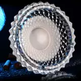 Маленькая стеклянная креативная пепельница для офиса, европейский стиль, делается под заказ, с печатью вашего логотипа