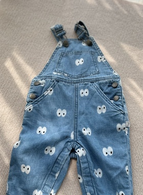 元 英国 Stell* 儿童牛仔裤 儿童夏季薄款牛仔裤婴儿背带裤