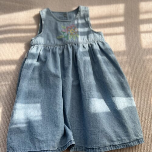 元 英国 Stell* 浅蓝色牛仔连衣裙3-6个月宝宝裤婴儿背带裤连衣裙