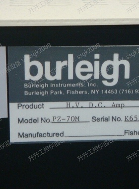 【二手议价】Burleigh PZ-70M DC-1KHz 40dB高压运算放大器