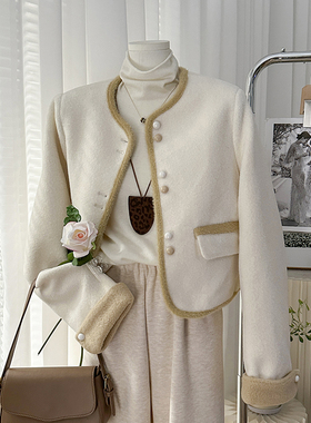 1CoMo 新款秋冬保暖百搭时尚日常通勤韩版设计感气质显瘦外套911