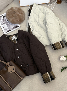 1CoMo新款百搭时尚日常通勤舒适韩版设计感暗扣袖口拼接外套83022