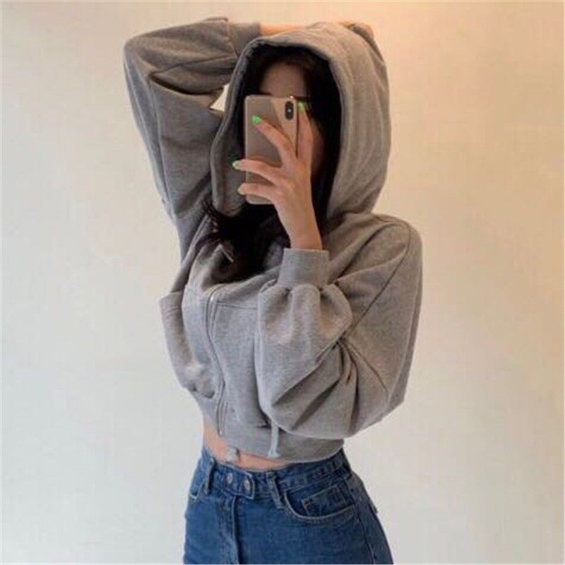 1M舞室mayjlee同款嘻哈爵士街舞服 港风百搭超短款连帽卫衣外套女,女装/女士精品,卫衣/绒衫,淘宝优惠券,粉丝福利购,淘宝优惠卷