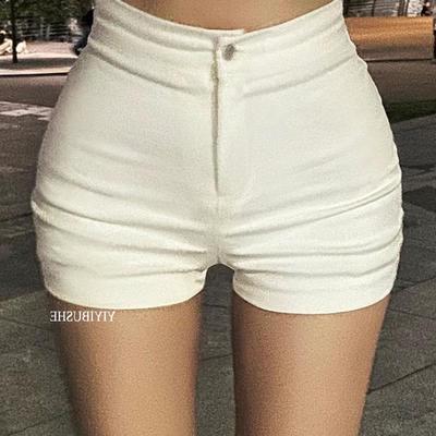 自制2026新款 UH338弹力紧身好搭配！性感高腰显瘦包臀休闲短裤女