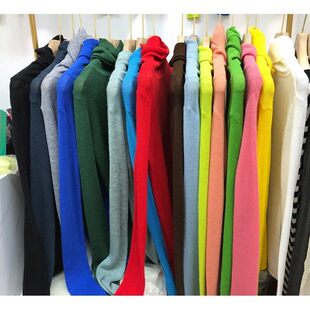 精纺羊绒衫女超薄高领纯色微透修身羊毛打底毛衣针织2019秋冬新款