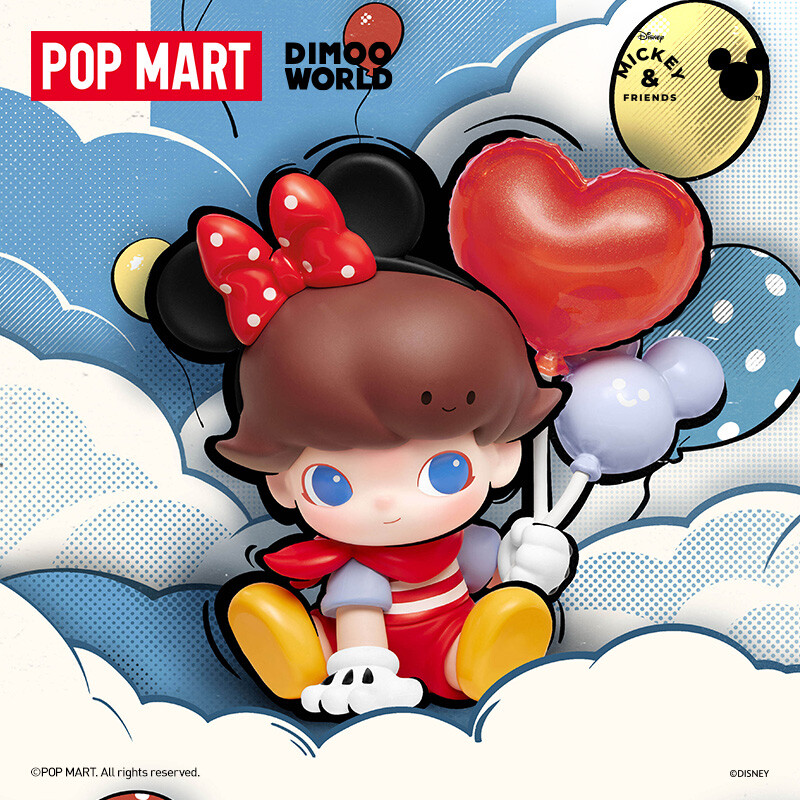Dimoo｜POPMART泡泡玛特迪士尼联名系列 米妮的气球 指定款