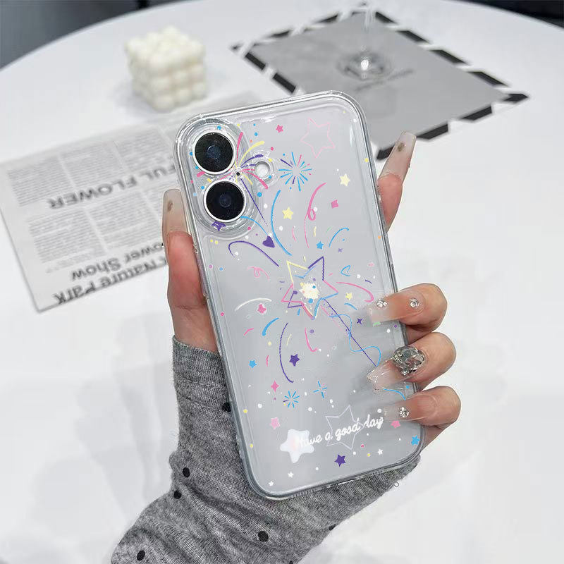 Beautiful Fireworks Stars Artistic Personalized Protective Case 适用 iPhone 17 Pro Max 16 15 Plus 14