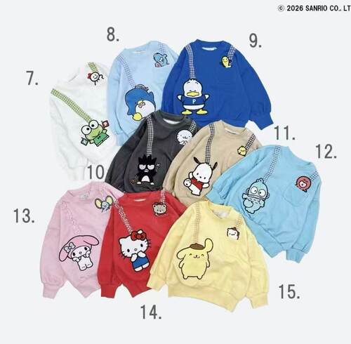 预10月中发日单美乐蒂HelloKitty布丁狗丑鱼卫衣&包屁衣