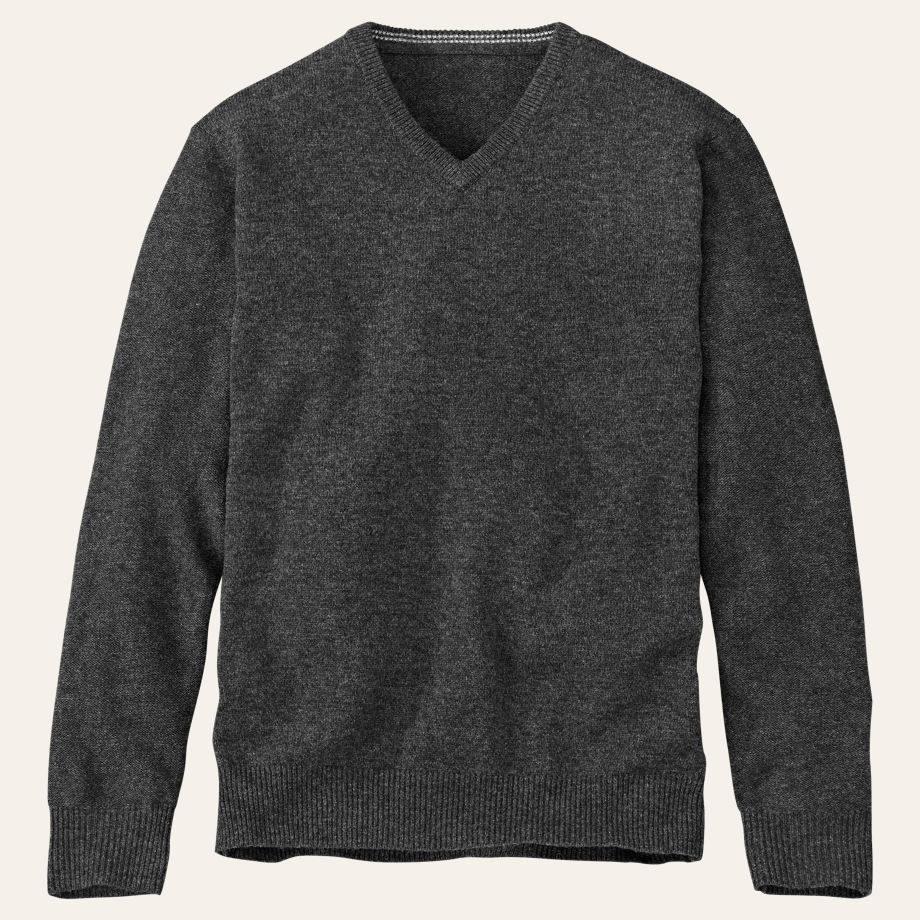 美国专柜 Timberland/添柏岚 男士经典休闲纯色保暖V领羊毛毛衣