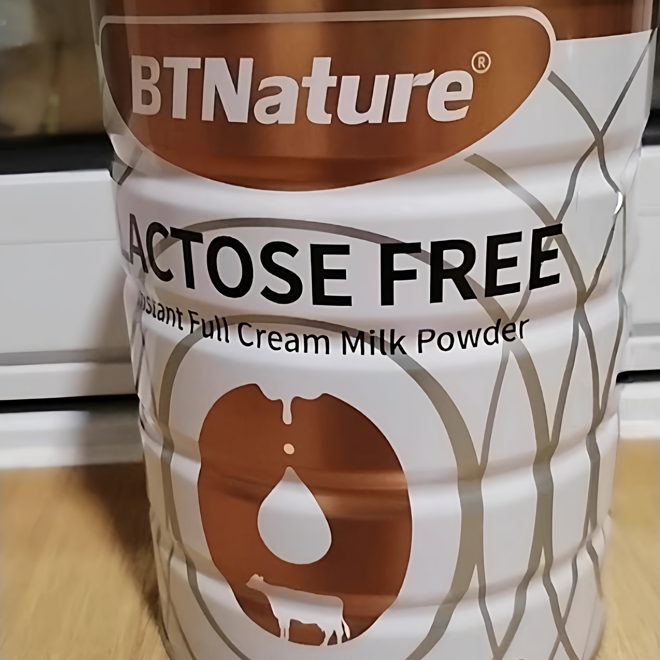 BTNature贝特恩脱乳糖速溶全脂奶粉800g