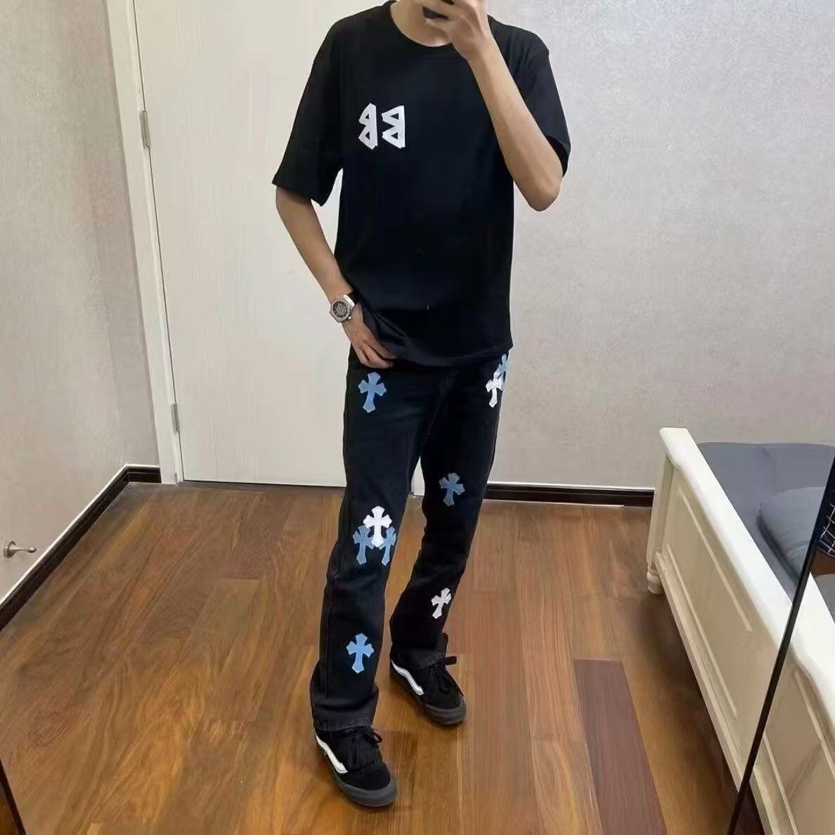 2026新款潮牌痞帅高街裤子男牛仔裤