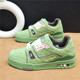子板鞋 欧美男鞋 ins风百搭休闲运动鞋 小众原创绿色面包鞋 2025新款