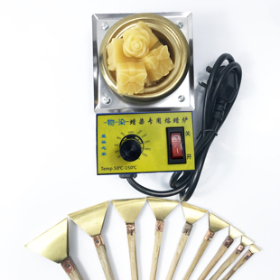 安顺蜡刀蜡染融蜡炉diy材料工具混合蜡蜂蜡石蜡草木染植物染蓝染