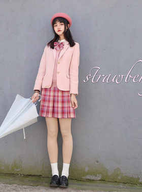 jk制服草莓日本裙正统少女