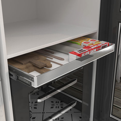 艾品家用厨房改造侧轨道托盘收纳