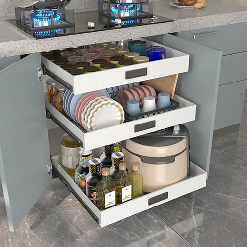 艾品侧装轨道抽屉托盘环保PP材料