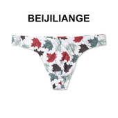 无痕U凸单丁男裤 男士 衩夏 个性 印花冰丝T裤 丁字裤 性感内裤