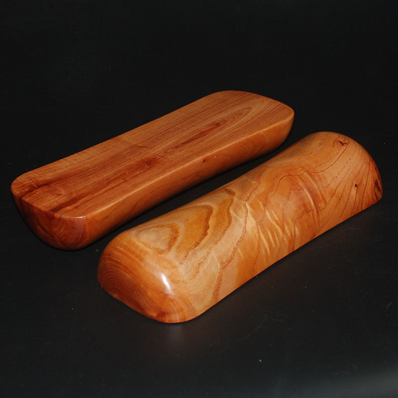 木枕头 颈椎 修复 实木 红香椿颈椎枕 物理托起颈椎枕头 助眠木枕