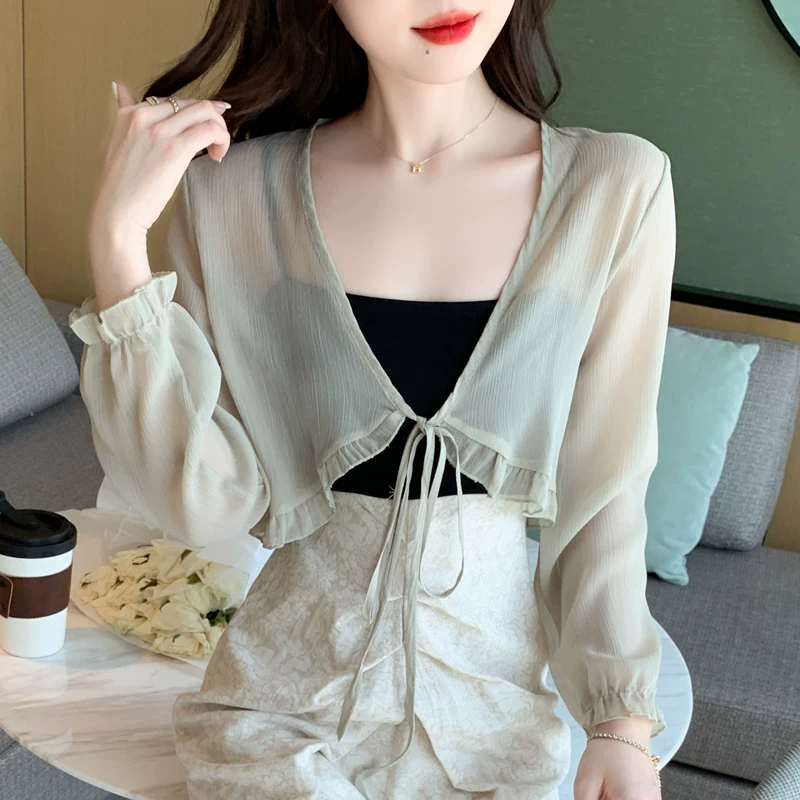 Шифоновый летний плащ, тонкое slip dress, кардиган, куртка, французский стиль