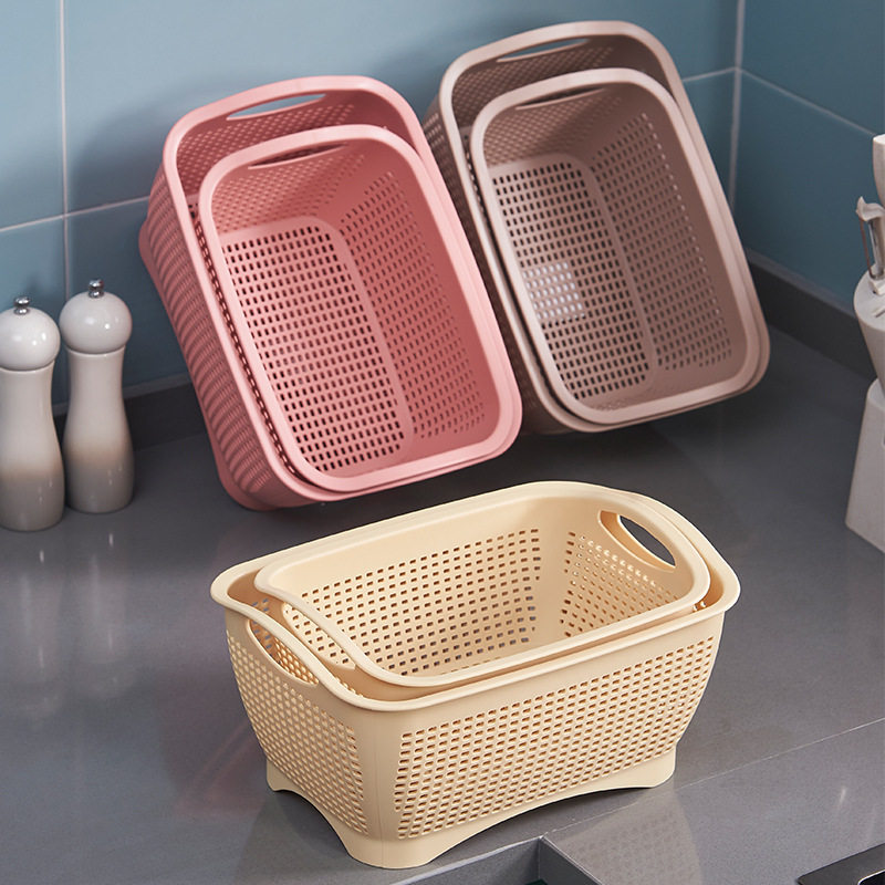 建厦厨房塑料滤水篮长方形