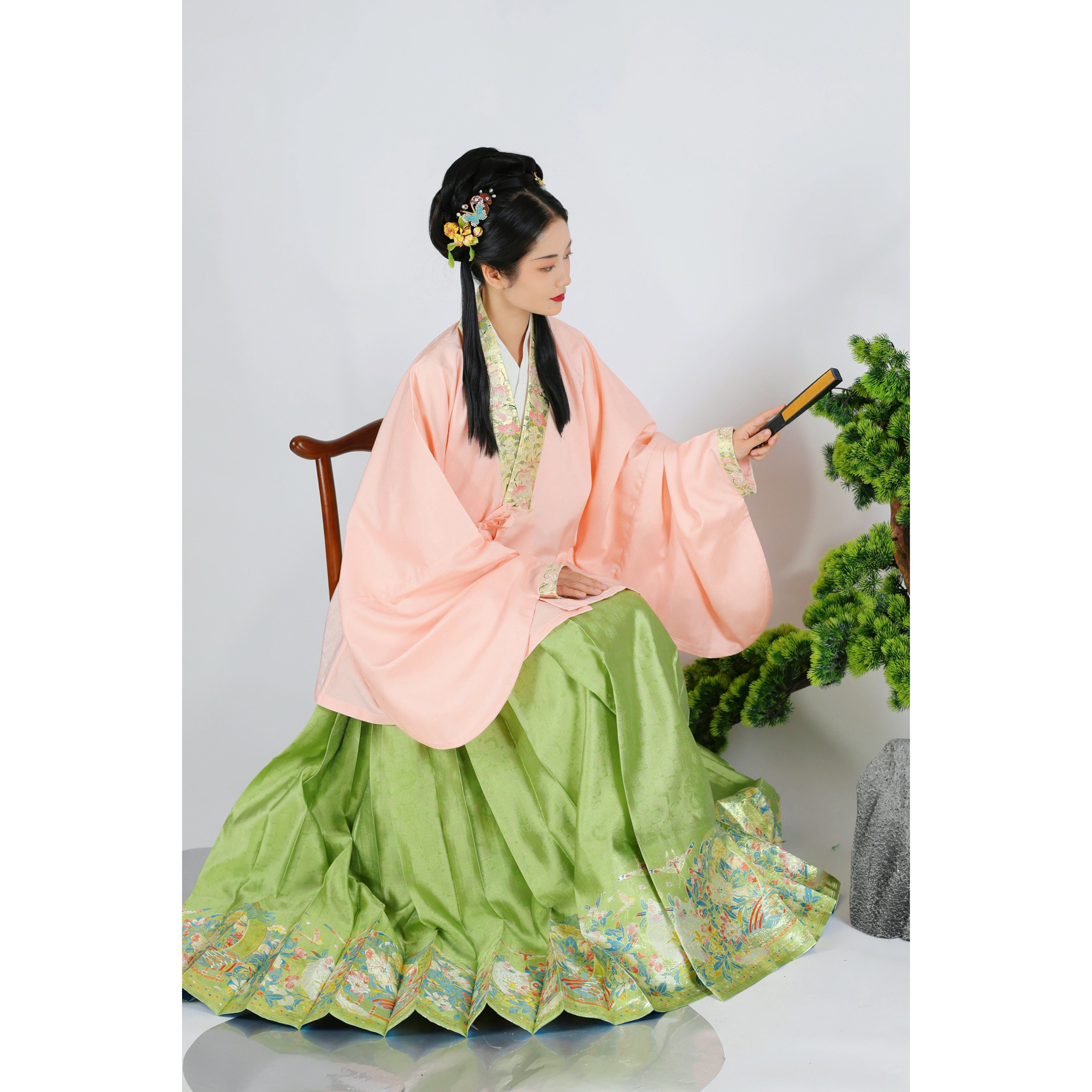 檀绾-猫咪花篮织金仿妆花纱马面裙明制汉服少女单底栏高精密,女装/女士精品,汉服半身裙,淘宝优惠券,粉丝福利购,淘宝优惠卷